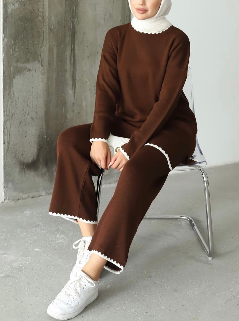 2 Pcs Cozy knit Pants Set